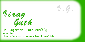 virag guth business card